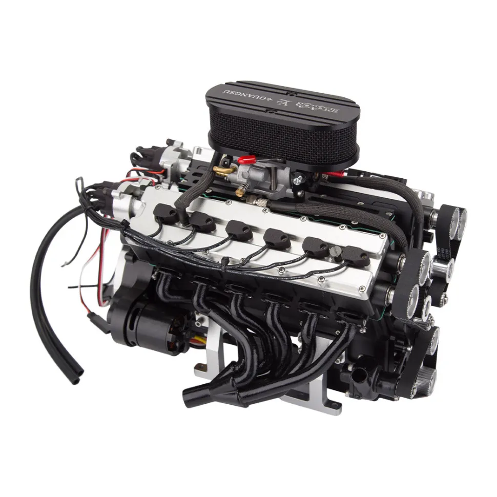 ENJOMOR V12 Engine with Starter Kit and Base - One Key Start