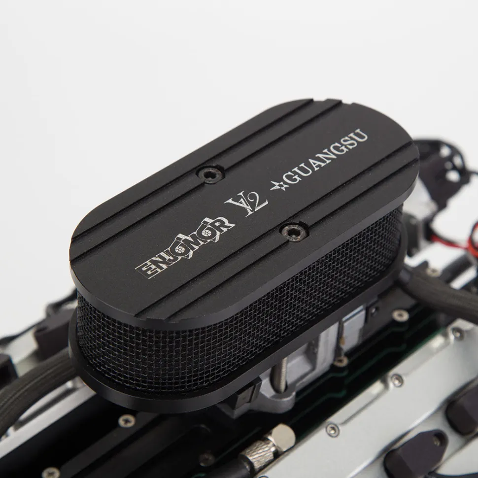 ENJOMOR V12 Engine with Starter Kit and Base - One Key Start