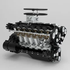 ENJOMOR V12 GS-V12 72CC DOHC Gasoline V12 Engine Model That Works with Starter Kit