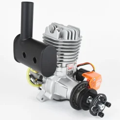 EPHIL X-38cc-S Pro Electric Startar Spark Plug Two-Stroke Single Cylinder Side Exhaust Gasoline Engine Model for Fixed-Wing Aircraft Models