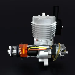 EPHIL X-38cc-S Pro Electric Startar Spark Plug Two-Stroke Single Cylinder Side Exhaust Gasoline Engine Model for Fixed-Wing Aircraft Models