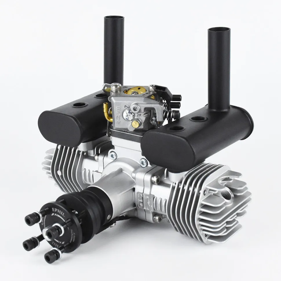 EPHIL XG-40cc-T Two-Stroke Twin-Cylinders Horizontally Opposed Gasoline Engine Model for Fixed-Wing Aircraft Models