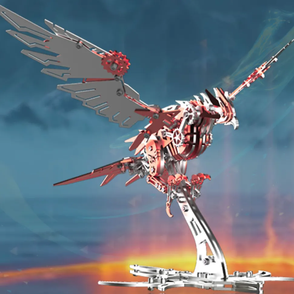 Falcon Predator 3D Metal Mechanical Bionic Assembly Model Kit