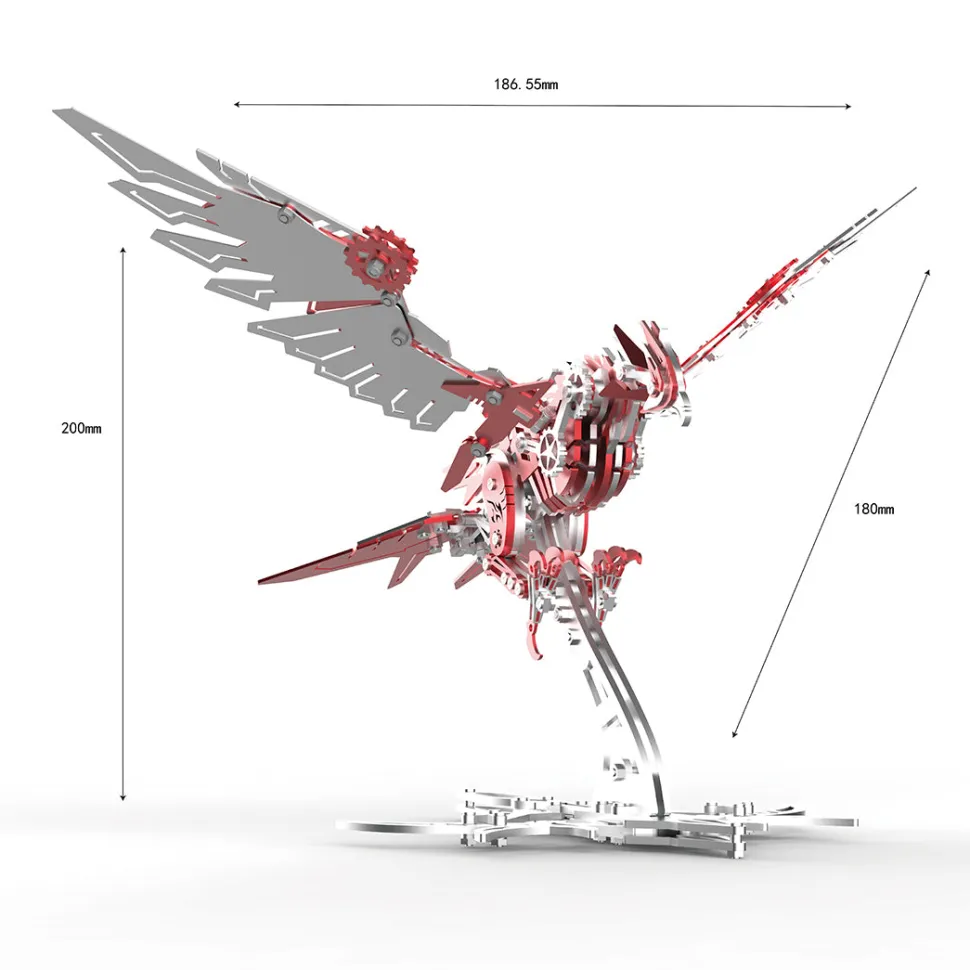 Falcon Predator 3D Metal Mechanical Bionic Assembly Model Kit