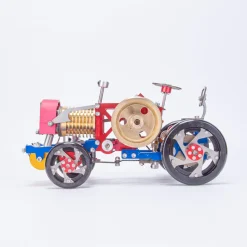 Flame Eater Vacuum Engine Stirling Wheel Tractor Model Educational Mechanical Vehicle Artwork