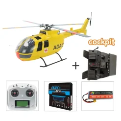 FL500 BO105 500-Class 2.4G 6CH Scale RC Helicopter with L7 Flight Controller & 4-Mode GPS Positioning