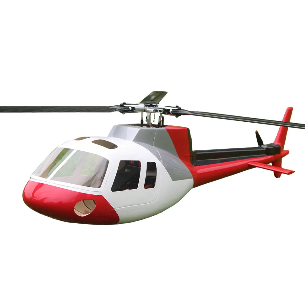 FLISHRC Eurocopter AS350 500-Class RC Helicopter 2.4G 6CH with L7 Flight Controller & 4-Mode GPS Positioning – RTF Version