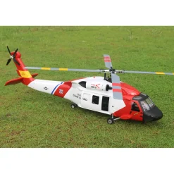 FLISHRC FL500 HH-60 Jayhawk Coast Guard 500-Class 2.4GHz 6CH Scale RC Helicopter with L7 Flight Controller, 4-Mode GPS Positioning, Realistic Cockpit – RTF Remote Control Helicopter