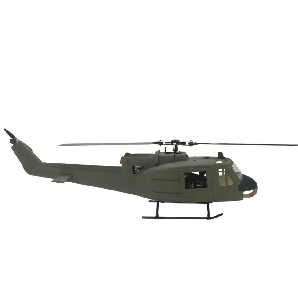 FLISHRC FL500 UH-1 Huey 500-Class 2.4G 6CH Scale RC Helicopter with L7 Flight Controller & 4-Mode GPS Positioning
