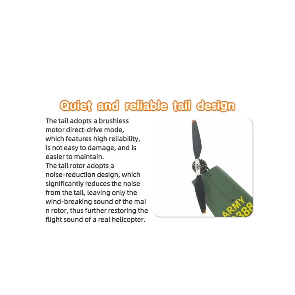 FLISHRC FL500 UH-1 Huey 500-Class 2.4G 6CH Scale RC Helicopter with L7 Flight Controller & 4-Mode GPS Positioning