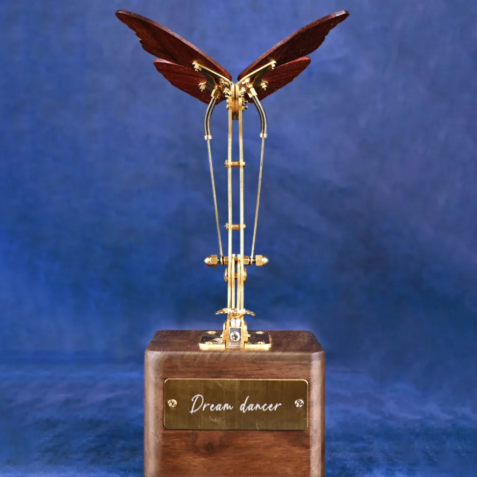 Flying Butterfly Model Kit 3D Dynamic Mechanical Crafts Kinetic Butterfly Model Kit for Kids, Teens, and Adults