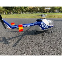 FLYWING BO105 470 Size 2.4G 6CH Military RC Helicopter With H1 Flight Controller,GPS and Adjustable Left/Right-Handed Controls