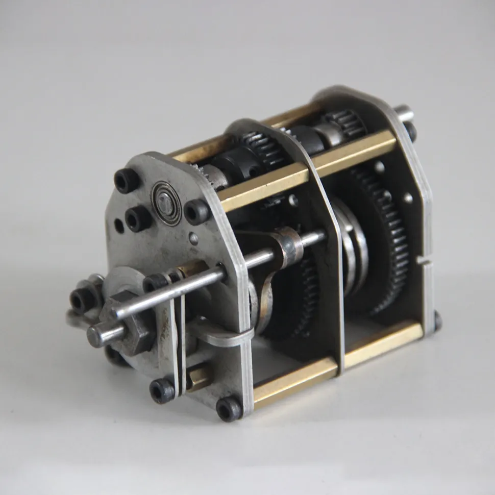 Four Gear Box Assembly DIY Modified Accessories for Methanol Engine RC Car Model