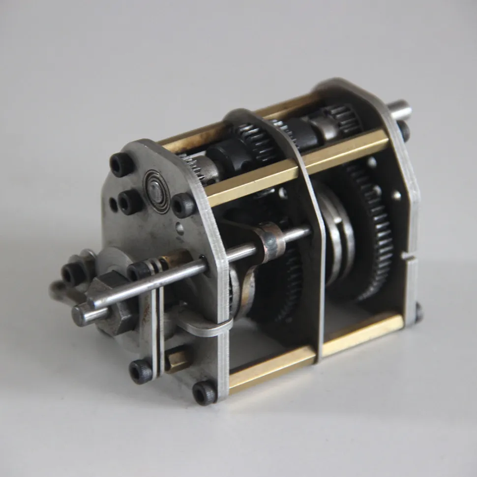 Four Gear Box Assembly DIY Modified Accessories for Methanol Engine RC Car Model