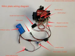 Gasoline Engine Conversion Kit for SEMTO ST-NF2 Nitro Engine Model Kit