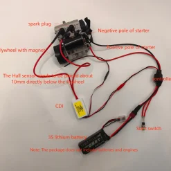 Gasoline Engine Conversion Kit for SEMTO ST-NF2 Nitro Engine Model Kit