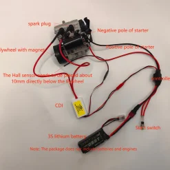 Gasoline Engine Conversion Kit for SEMTO ST-NF2 L2 Nitro Engine Models