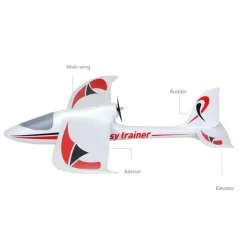 2.4G 4CH EPP Fixed Wing RC Glider, 1280mm Large Wingspan, JST Connector, No Reflex (RTF Version)