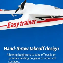 2.4G 4CH EPP Fixed Wing RC Glider, 1280mm Large Wingspan, JST Connector, No Reflex (RTF Version)
