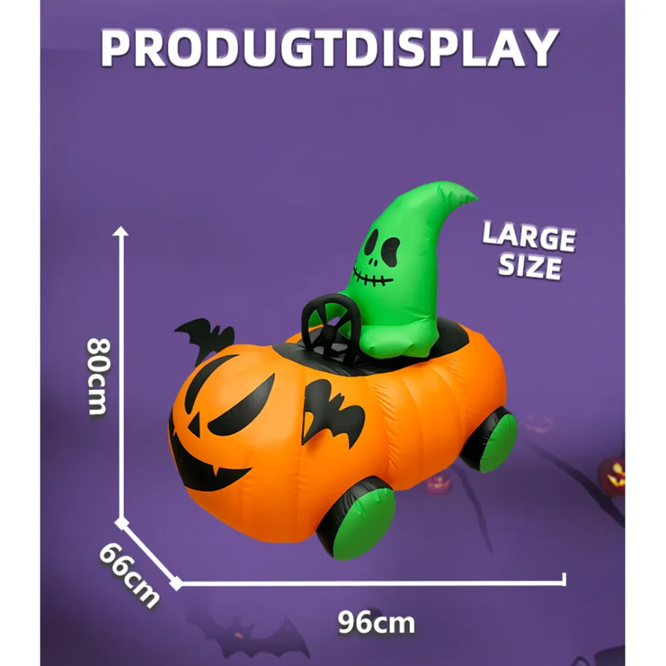 2.4Ghz Inflatable Pumpkin Street Racing RC Car Halloween Gift RTR