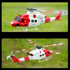 GOOSKY E2 UH-1Y 2.4G 6CH Dual Brushless Direct Drive RC Rescue Simulation Helicopter Model with Lidar positioning