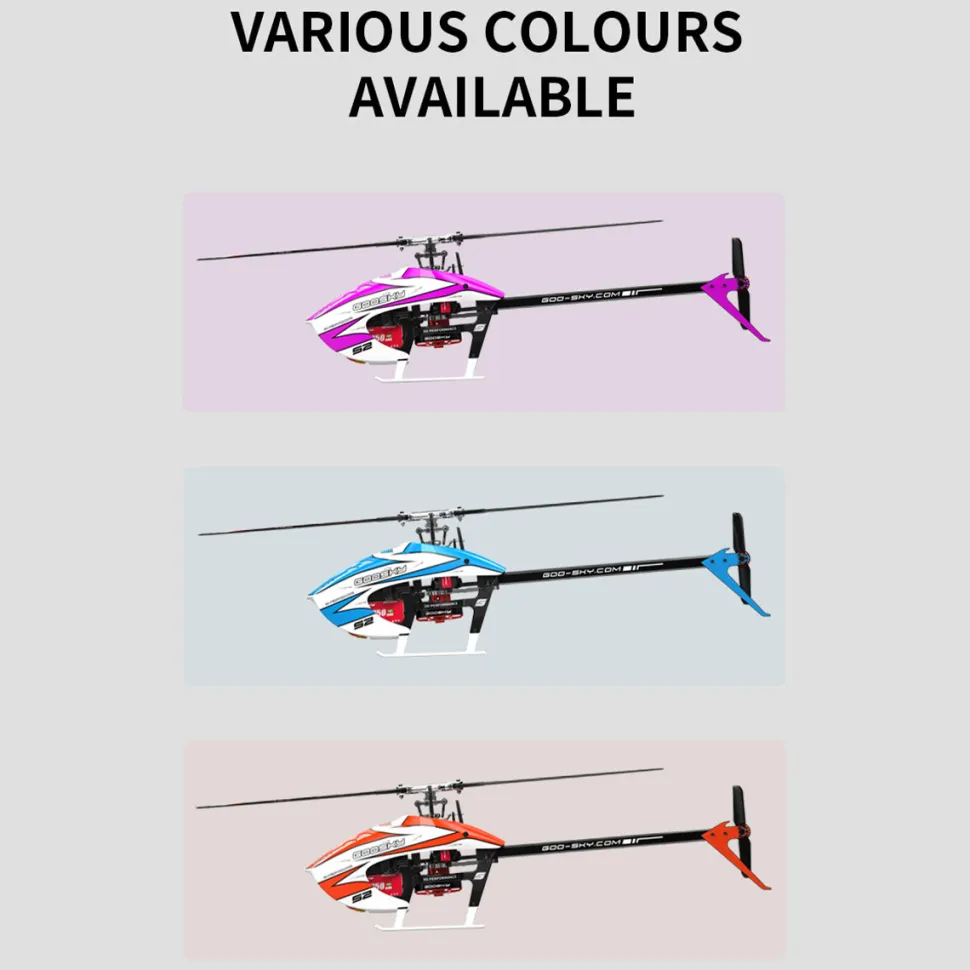 GOOSKY Legend S2 MAX 2.4G 6CH Dual Brushless 3D Stunt RC Helicopter