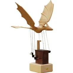 Handcrafted Wooden Western Fire Dragon Dynamic Model - Desktop Stress Relief Display (Non-Music Box)
