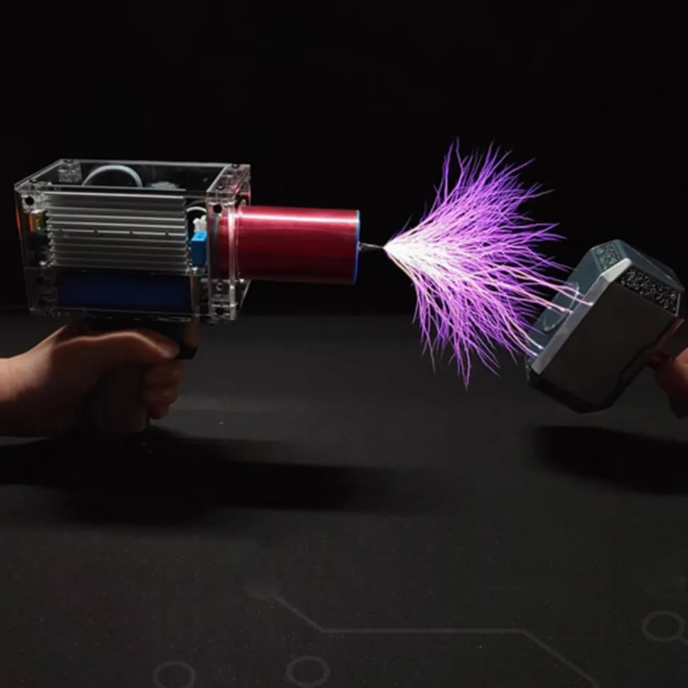 Handheld Tesla Coil with 10cm Long Arc Artificial Lightning Educational Science Experiment