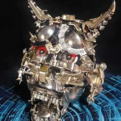 Hannya 3D DIY Mechanical Punk Japanese Ghast Mask Metal Assembly Model