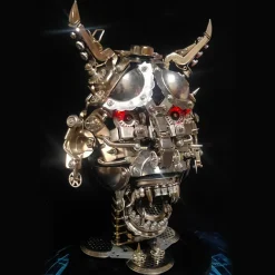 Hannya 3D DIY Mechanical Punk Japanese Ghast Mask Metal Assembly Model