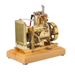 H74 5CC 2-cylinder 4 Stroke Water Cooled Gasoline Engine ICE Model Internal Combustion Engine