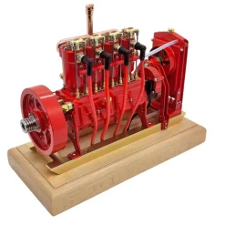 H75 12cc Vertical 4-cylinder OHV Gas Engine Internal Combustion Engine Tractor Engine Model with Mechanical Speed Limit Complete Water Circulation Cooling System