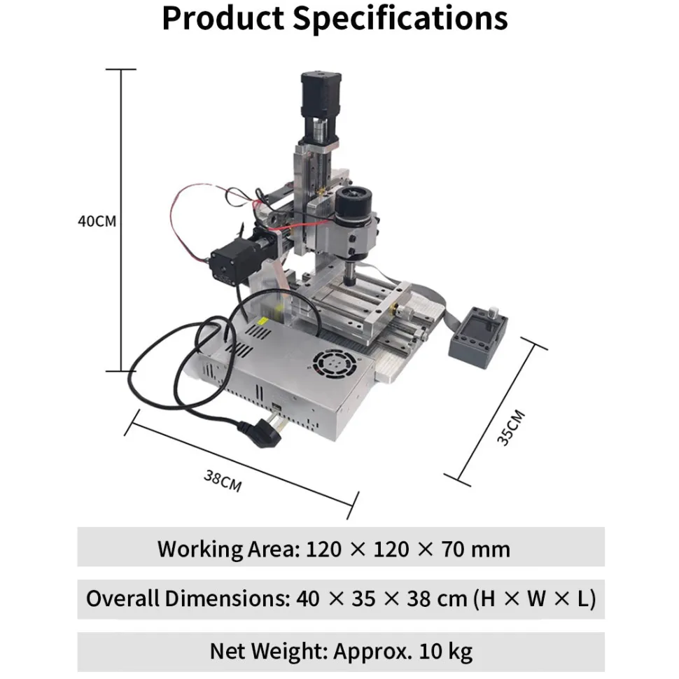 High Precision Desktop CNC Woodworking Engraving Machine