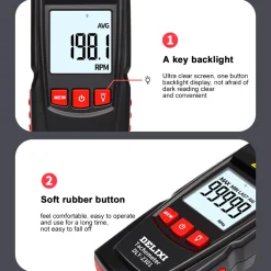 High Precision Laser Non-contact Tachometer Measuring Instrument