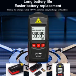 High Precision Laser Non-contact Tachometer Measuring Instrument