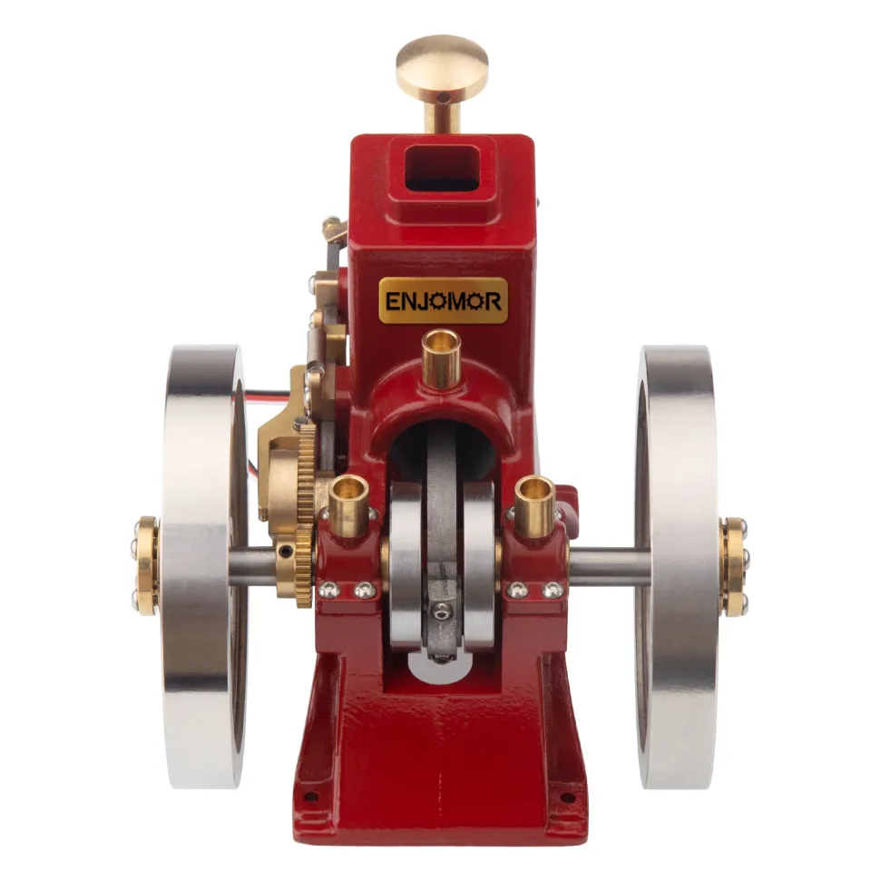 Hit and Miss Engine 6cc Metal Single Cylinder 4-Stroke IC Engine with Ignition Device Gift Collection