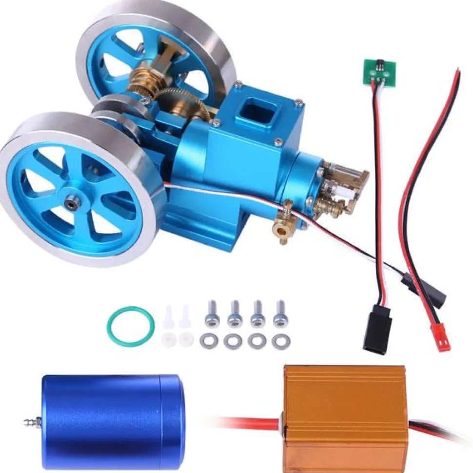 Hit and Miss Engine Full Metal IC Engine DIY Gift Collection - Enginediy