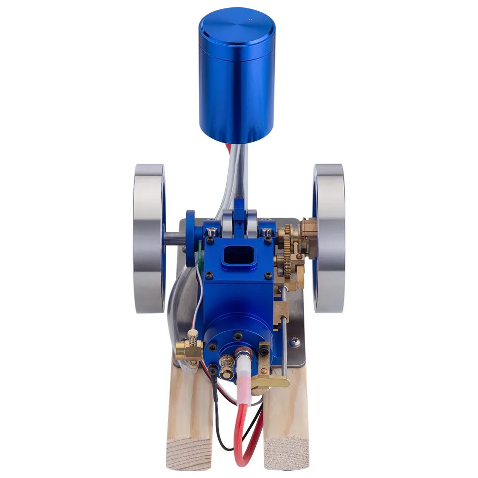 Hit and Miss Engine Full Metal IC Engine Model Water Cooled Gasoline Engine with Base Gift Collection