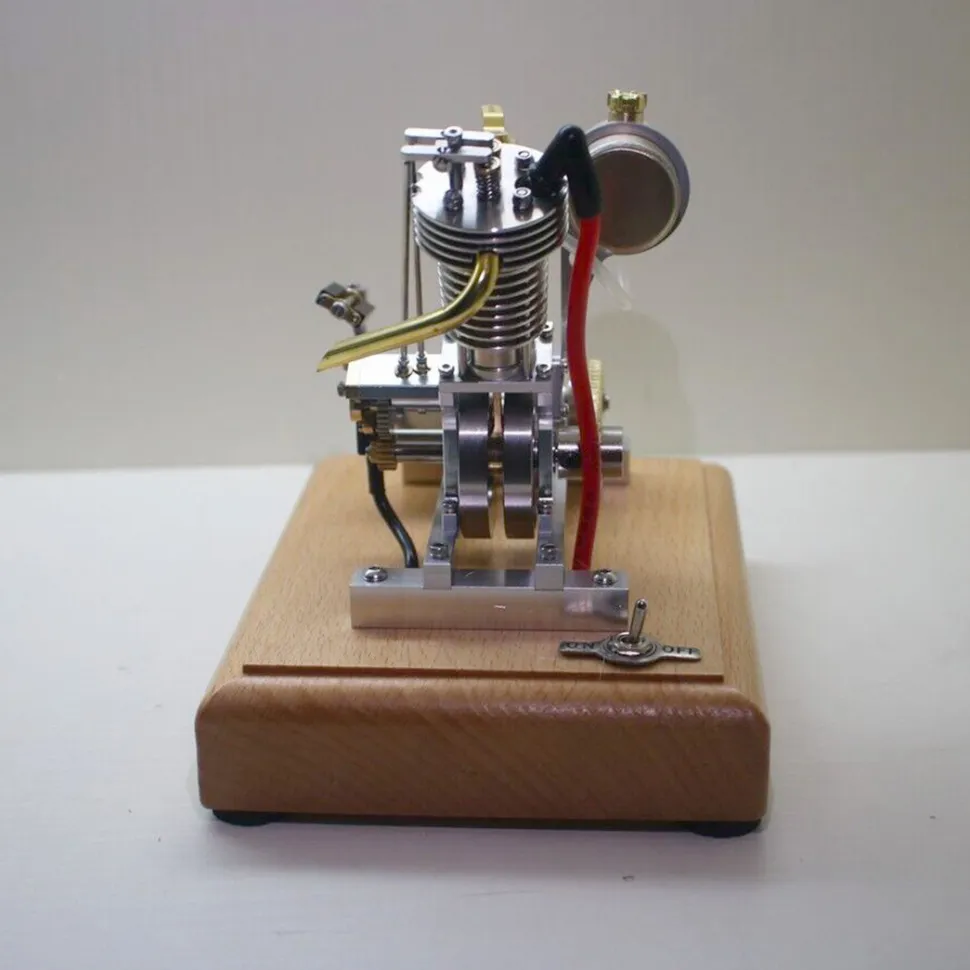 H09 Mini Hoglet Single-Cylinder Four-Stroke Gasoline Engine Model for Motorcycles with Pedal Start