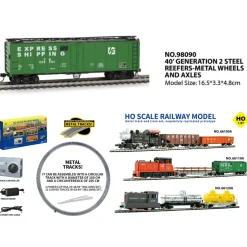 1/87 HO Scale British 0-4-0 Alloy Powered Steam Railway Model