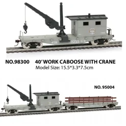 1/87 HO Scale Locomotive Model Train SetUnique Gift for Kids, Teens and Adults