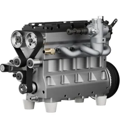 HOWIN L4 Engine 17.2cc SOHC Inline 4 Cylinder 4 Stroke Water-cooled Electric Nitro IC Engine Model