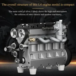 HOWIN L4 Engine 17.2cc SOHC Inline 4 Cylinder 4 Stroke Water-cooled Electric Nitro IC Engine Model