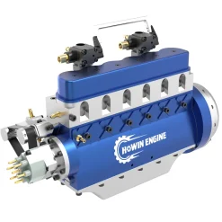 HOWIN L6-210 Engine 1/8 Scale 21cc Mini Inline 6 Cylinder 4 Stroke Water-cooled L6 Gasoline Engine Model Kit