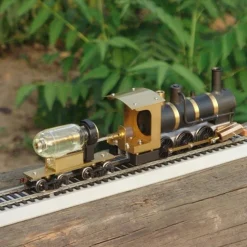 1:87 H0 Scale Live Steam Locomotive Model Train Engine with Steam Engine Boiler Fuel Tank