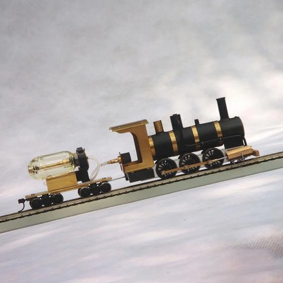 1:87 H0 Scale Live Steam Locomotive Model Train Engine with Steam Engine Boiler Fuel Tank