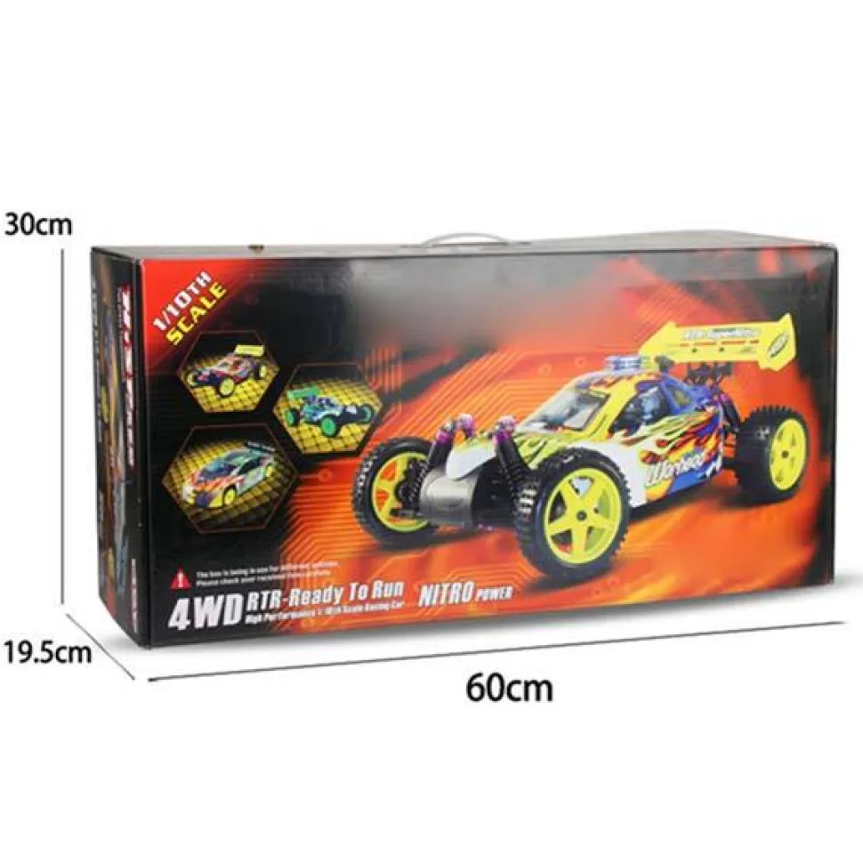 HSP 94166 RC Car 1/10 Scale 4WD Nitro Gas Powered Off-Road Buggy Truck Vehicle