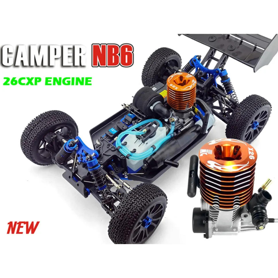 HSP 94970 1/8 Scale 2.4G 4WD RC Off-Road Car Model with FC.26CXP Nitro Engine