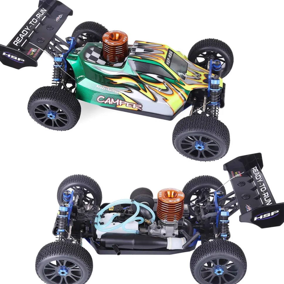 HSP 94970 1/8 Scale 2.4G 4WD RC Off-Road Car Model with FC.26CXP Nitro Engine