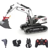 HUINA 1:14 22CH 2.4G RC Excavator Model 4-in-1 Alloy Remote Controll Crusher Construction Vehicles Toy
